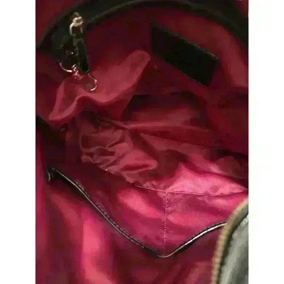 Auth Cole Haan Shoulder Bag Black Patent Leather/Goldtone - 55360a - Picture 10 of 10